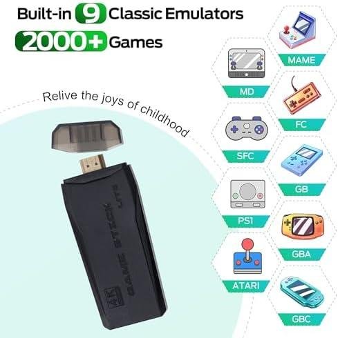 Ultimate Retro Gaming Console: 20,000+ Games,⁣ Wireless Controllers & 4K HDMI Output