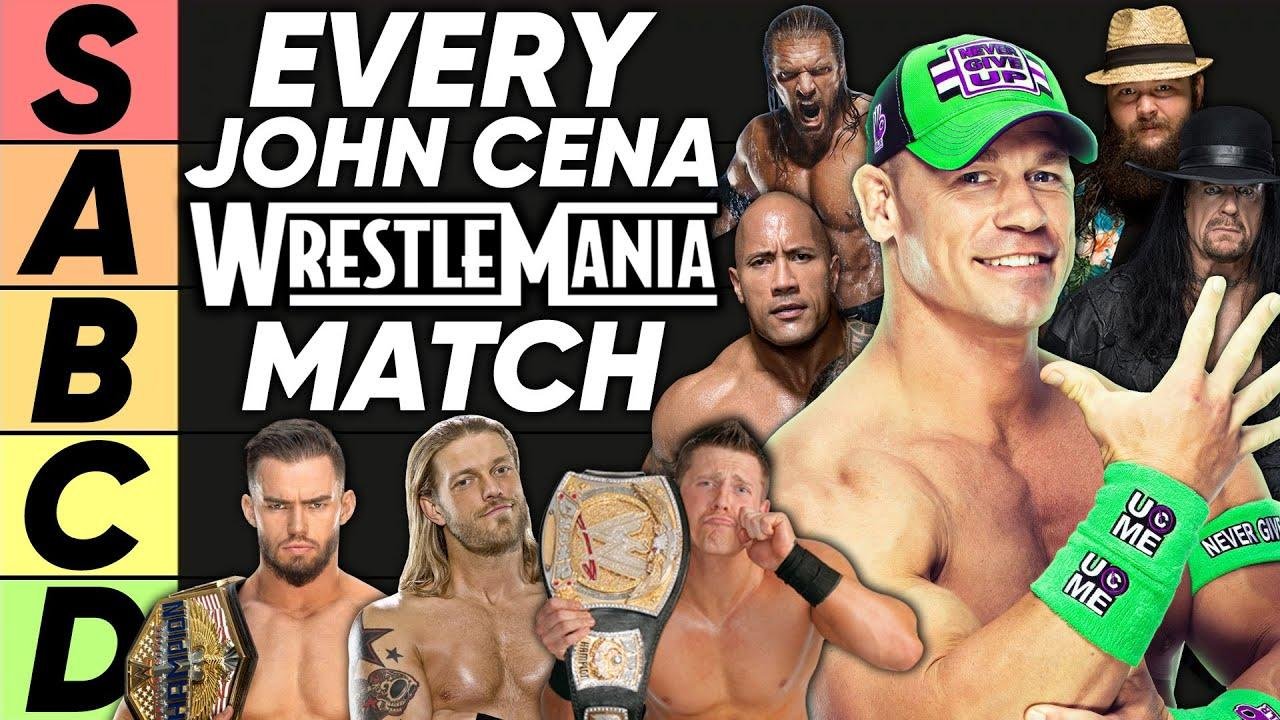 Ranking John Cenas Wwe Wrestlemania Matches A Reflection Cavenews Times 