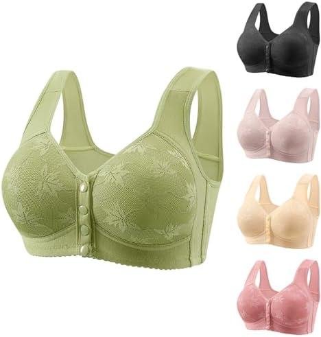 Comfortable Bras for Older Women - Front Closure and Liftup Options!