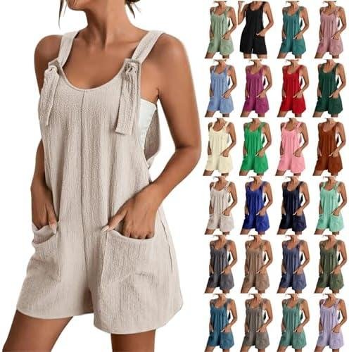 Top Trending Women's Summer Rompers 2024: Sleeveless Jumpsuits